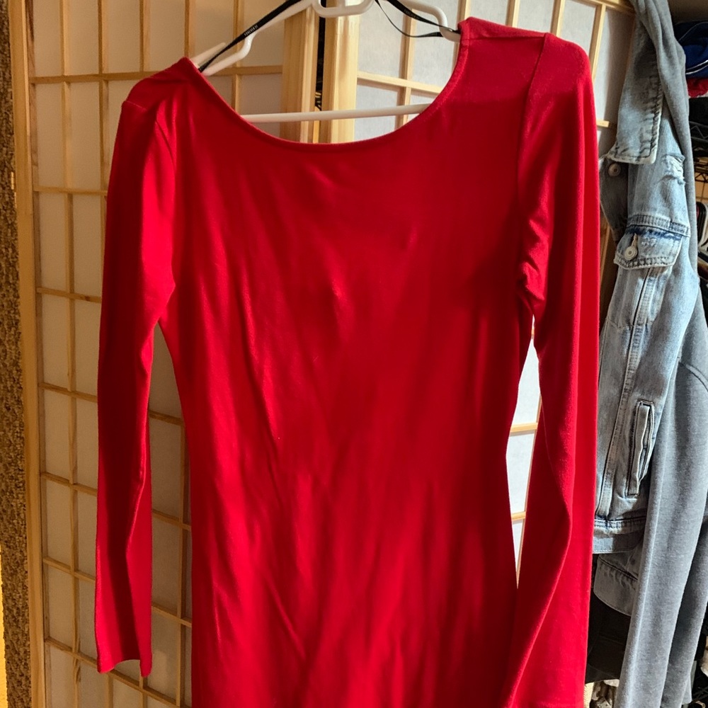 Long sleeved, plain dress F21